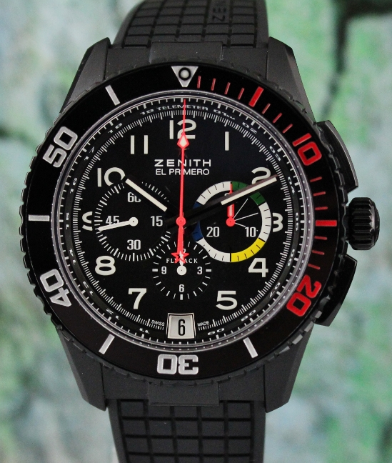 (image for) Like New Zenith El Primero Stratos Flyback Rainbow / 24.2063.405/21.R515